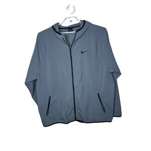 New Men’s Nike Flex Training Jacket Gunsmoke Black 886832 Size XXL